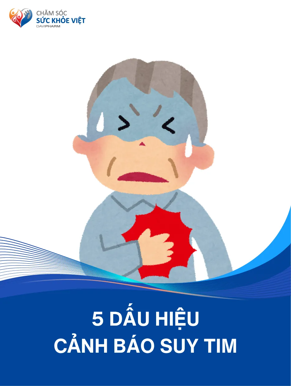 5 dấu hiệu cảnh báo suy tim bạn không nên bỏ qua