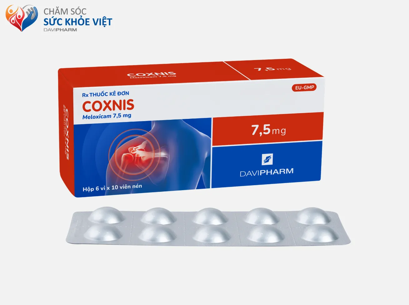 Sản phẩm COXNIS (Meloxicam 7,5 mg)
