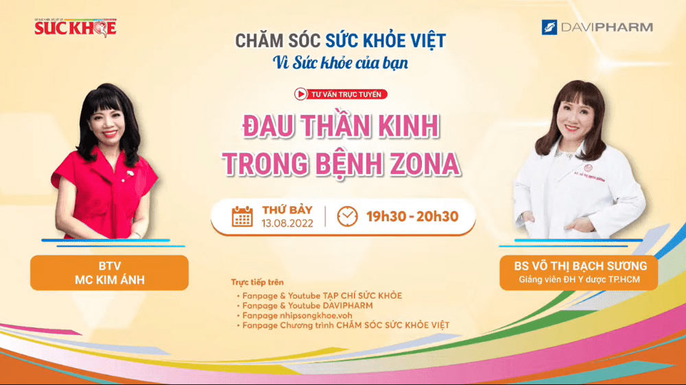 BS. Võ Thị Bạch Sương tư vấn về Đau thần kinh trong bệnh Zona