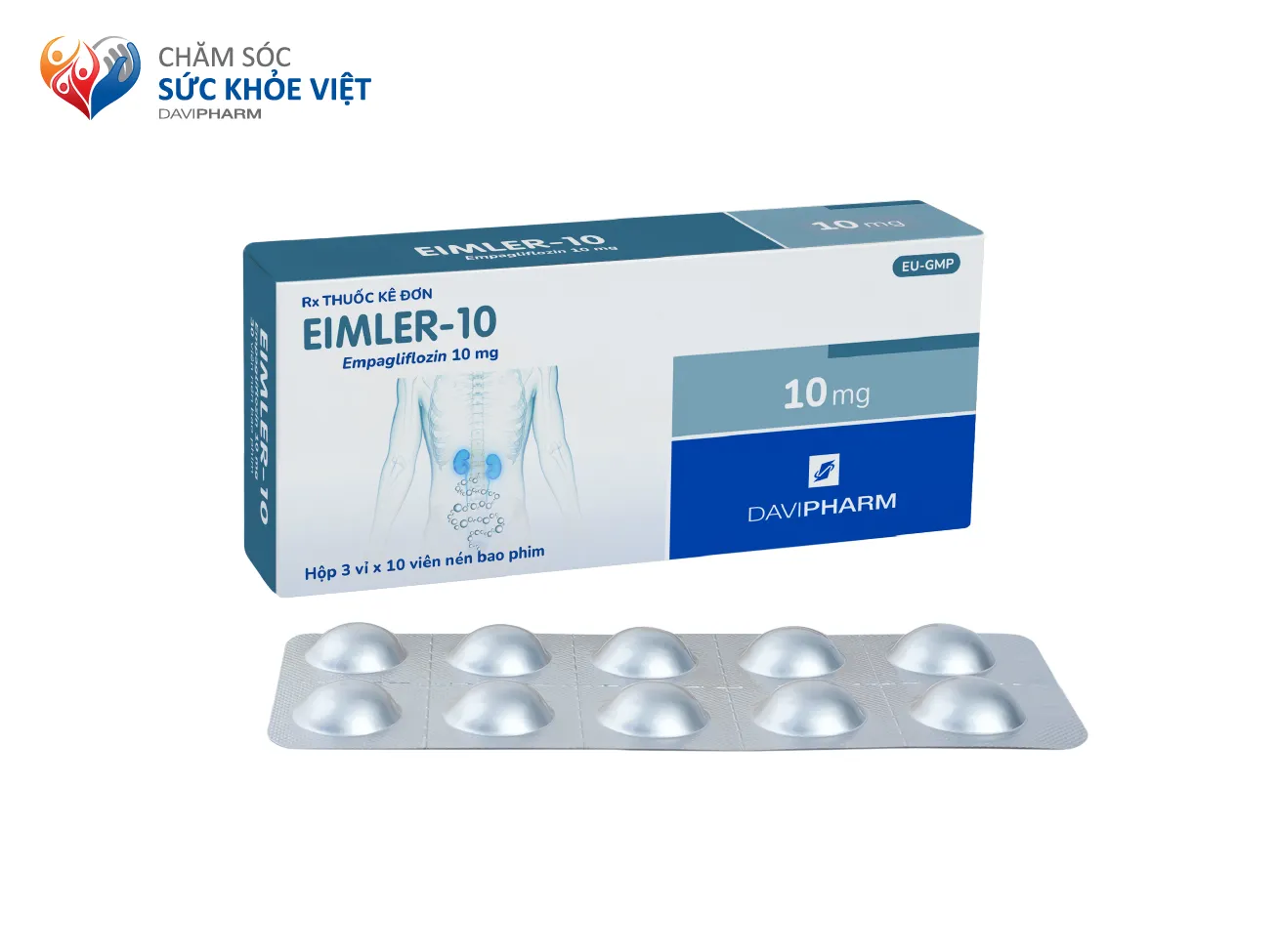 Sản phẩm EIMLER-10 (Empagliflozin 10 mg)