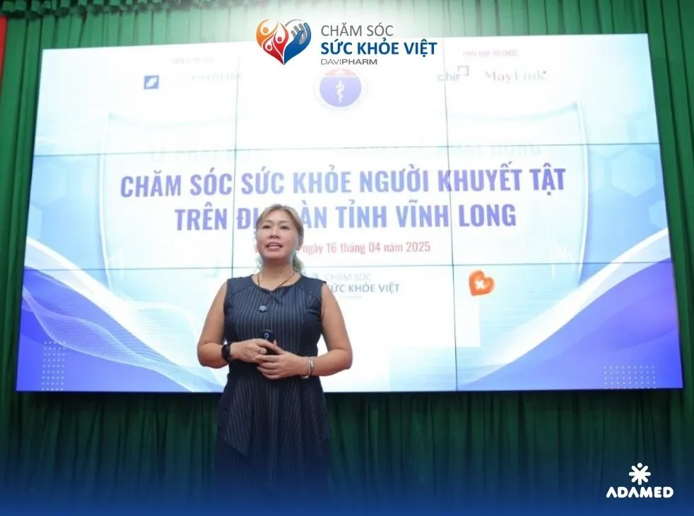 Davipharm chăm sóc sức khoẻ người khuyết tật tỉnh Vĩnh Long