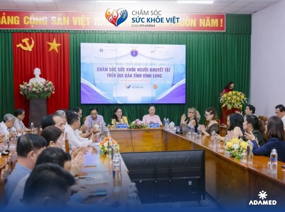 Davipharm chăm sóc sức khoẻ người khuyết tật tỉnh Vĩnh Long