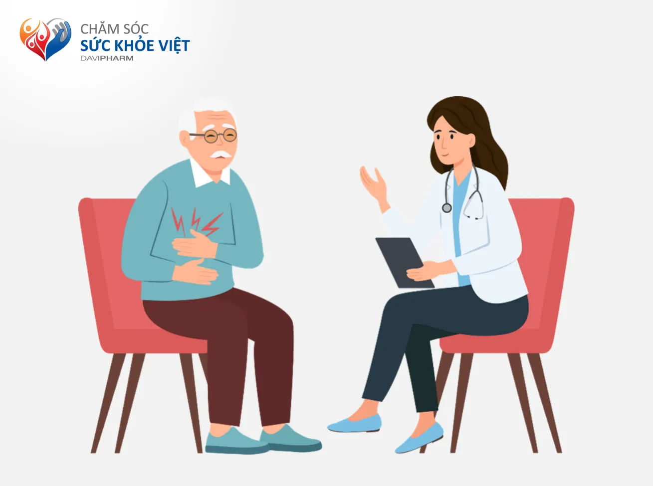 Nên thăm khám bác sĩ để chẩn đoán nguyên nhân đau và có hướng điều trị phù hợp (Nguồn: Canva)