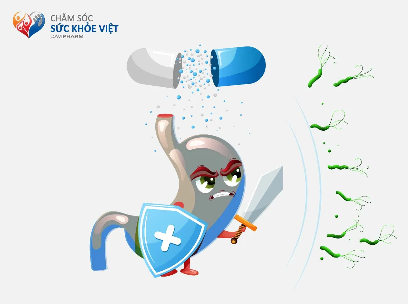 viêm loét dạ dày do vi khuẩn Helicobacter pylori