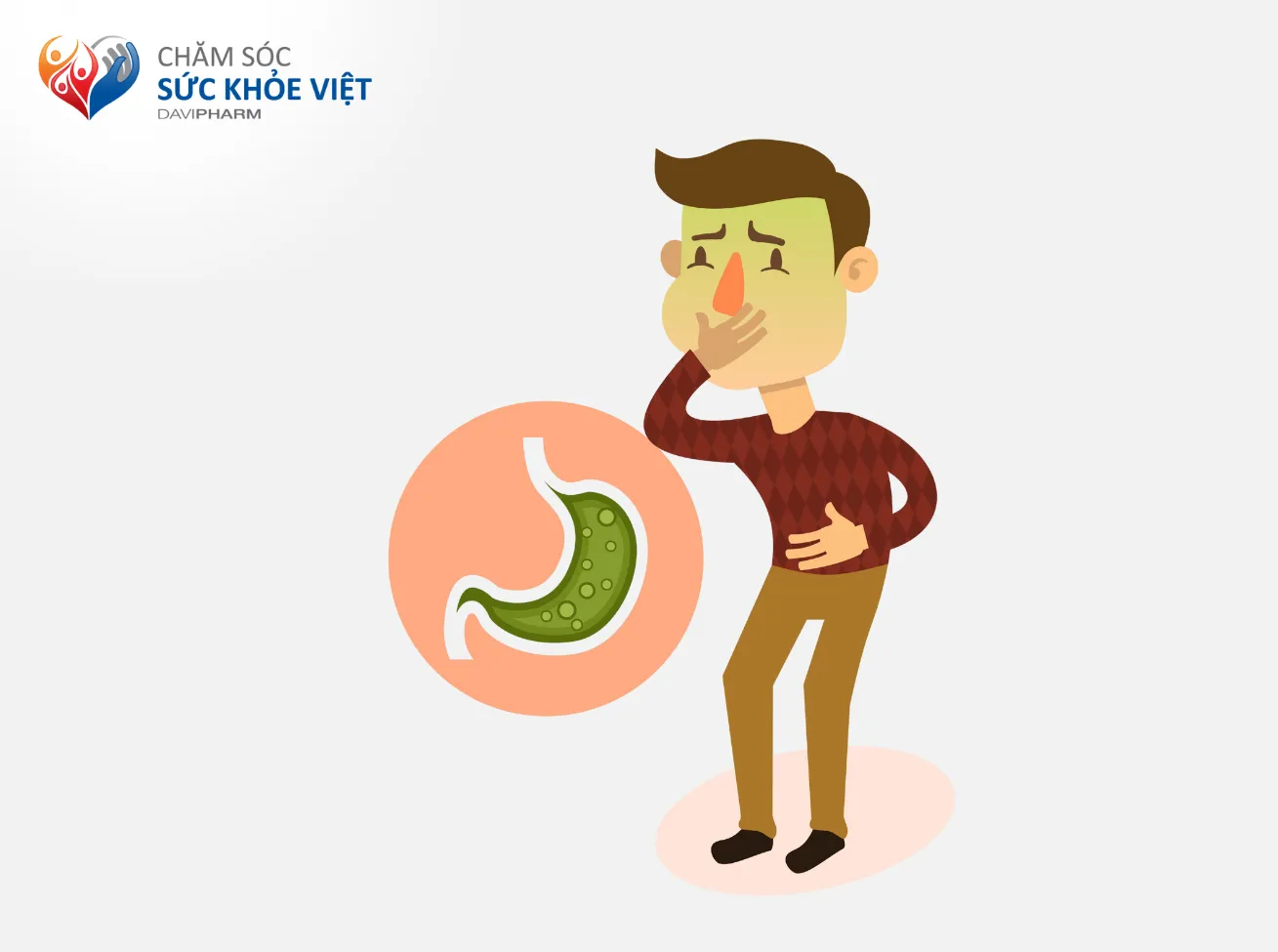 buồn nôn là dấu hiệu cảnh báo bệnh lý dạ dày