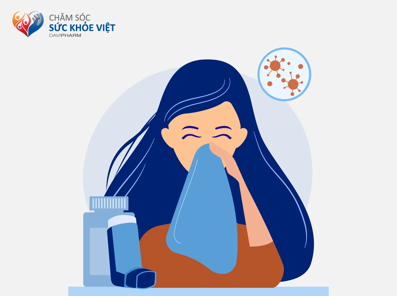 Hắt hơi, sổ mũi liên tục khi thời tiết thay đổi